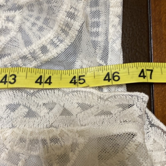 Torrid Lace maxi Kimono cream bell sleeves new size 1X or 14-16 Festival - Picture 7 of 7